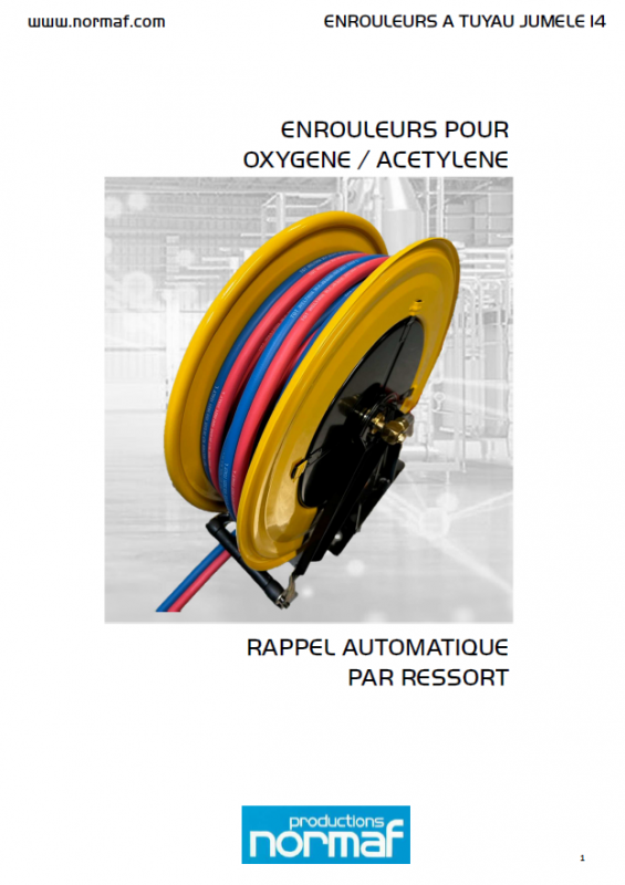 ENROULEURS POUR OXYGENE / ACETYLENE